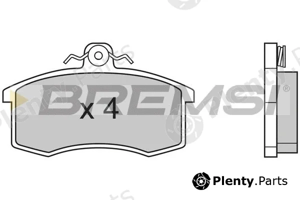 Bremsi BP2333 — Brake Pad Set, disc brake
