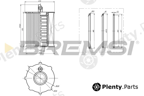 Bremsi FL0135 — Oil Filter