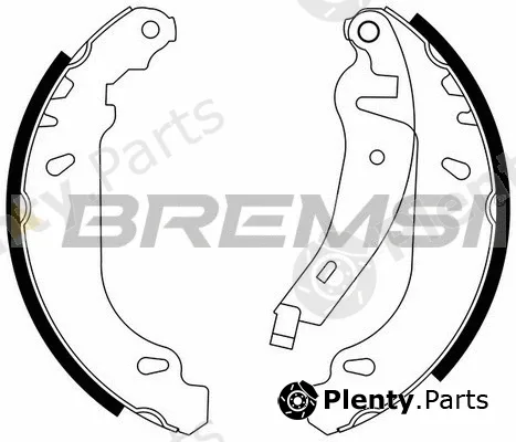 Bremsi GF0415-2 — Brake Shoe Set