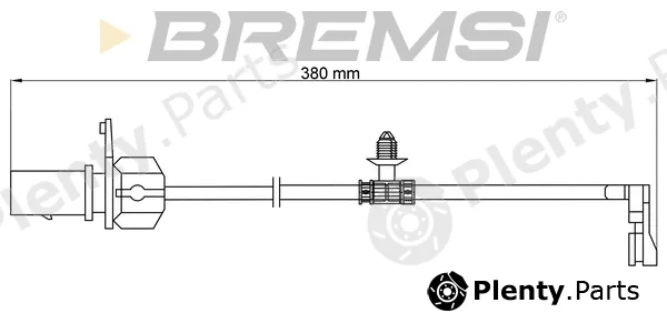 Bremsi WI0913 — Warning Contact, brake pad wear