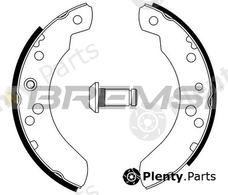 Bremsi GF0219 — Brake Shoe Set