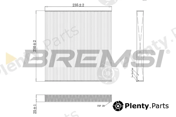 Bremsi FC0082C — Filter, cabin air