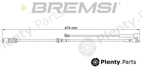 Bremsi WI0797 — Warning Contact, brake pad wear