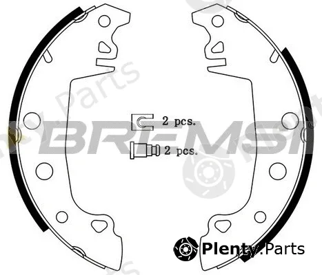 Bremsi GF0149 — Brake Shoe Set