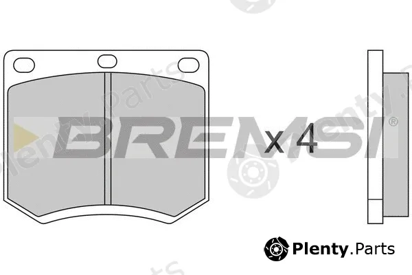 Bremsi BP2139 — Brake Pad Set, disc brake