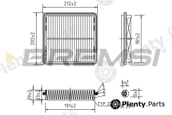 Bremsi FA2238 — Air Filter