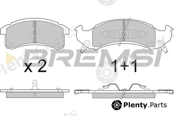 Bremsi BP2799 — Brake Pad Set, disc brake