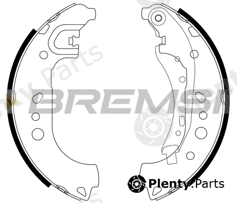 Bremsi GF0332 — Brake Shoe Set