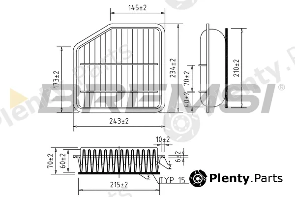 Bremsi FA0114 — Air Filter