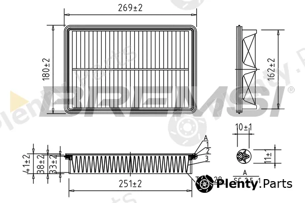 Bremsi FA1199 — Air Filter
