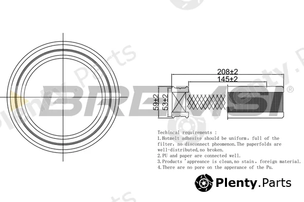 Bremsi FA2172 — Air Filter