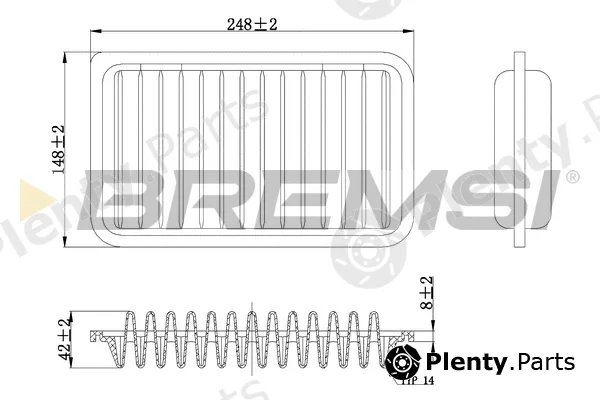 Bremsi FA0602 — Air Filter