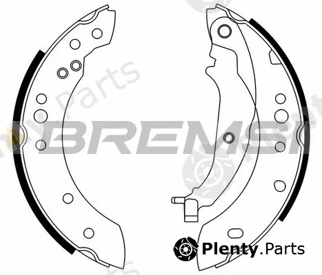 Bremsi GF0832 — Brake Shoe Set