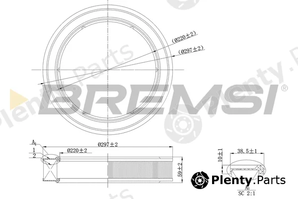 Bremsi FA2132 — Air Filter