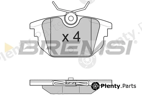Bremsi BP2850 — Brake Pad Set, disc brake