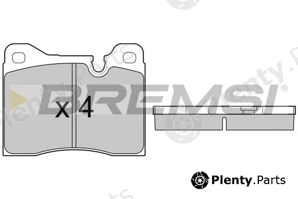 Bremsi BP2221 — Brake Pad Set, disc brake