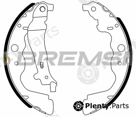 Bremsi GF0390 — Brake Shoe Set