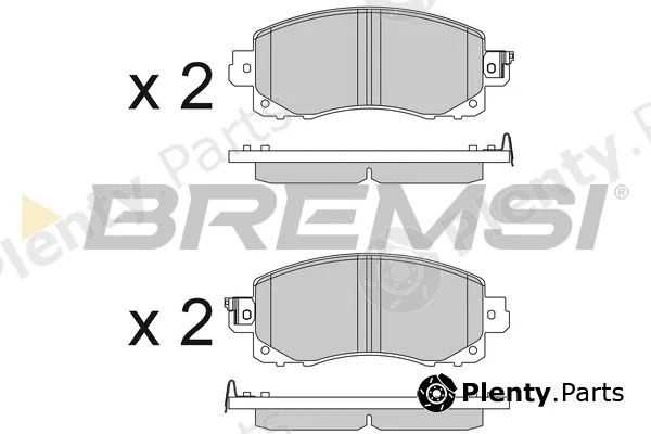 Bremsi BP3821 — Brake Pad Set, disc brake