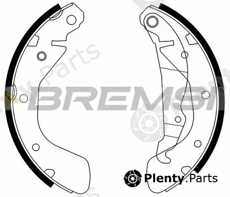 Bremsi GF0354 — Brake Shoe Set