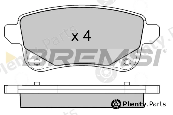 Bremsi BP3645 — Brake Pad Set, disc brake