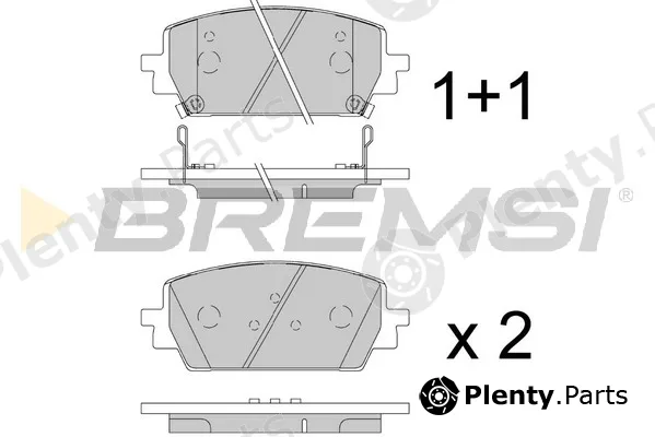 Bremsi BP3910 — Brake Pad Set, disc brake