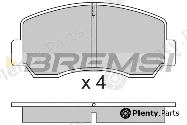 Bremsi BP2296 — Brake Pad Set, disc brake