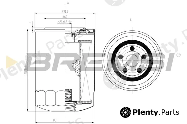 Bremsi FL1772 — Oil Filter