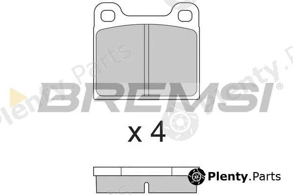 Bremsi BP2009 — Brake Pad Set, disc brake