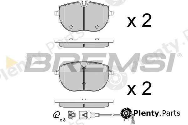 Bremsi BP3944 — Brake Pad Set, disc brake