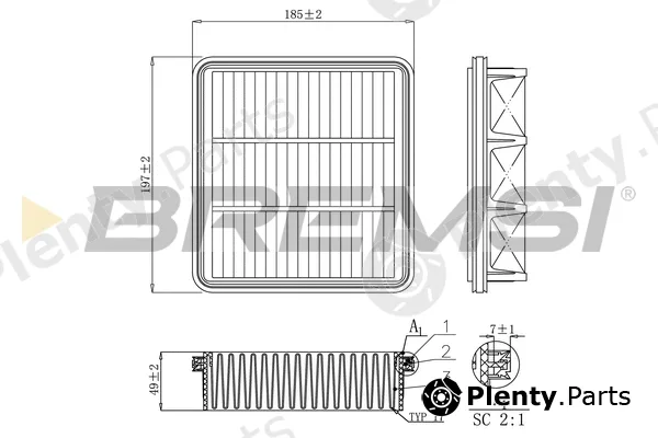 Bremsi FA1150 — Air Filter
