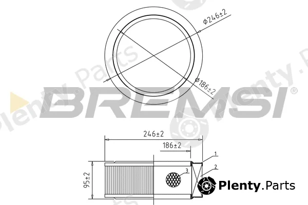 Bremsi FA1586 — Air Filter