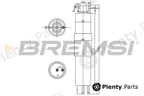 Bremsi FE1521 — Fuel Filter