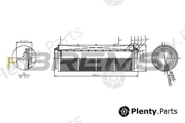 Bremsi FA1143 — Air Filter