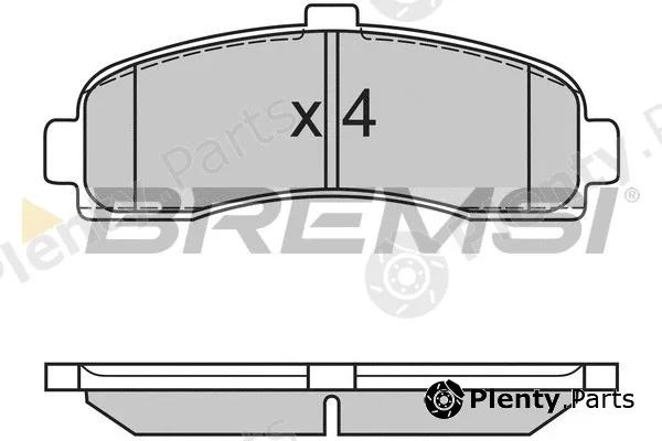 Bremsi BP2563 — Brake Pad Set, disc brake