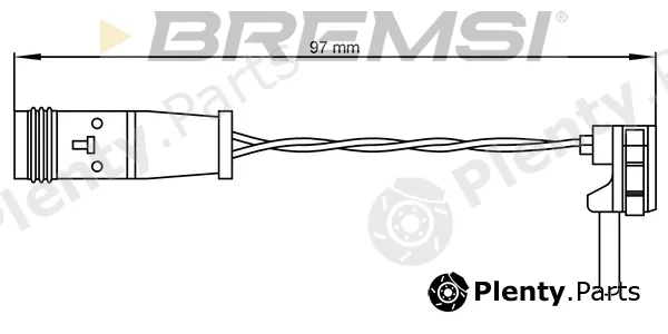 Bremsi WI0590 — Warning Contact, brake pad wear