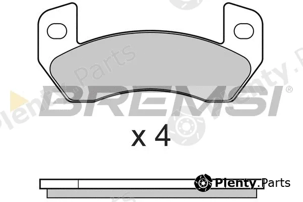 Bremsi BP3003 — Brake Pad Set, disc brake