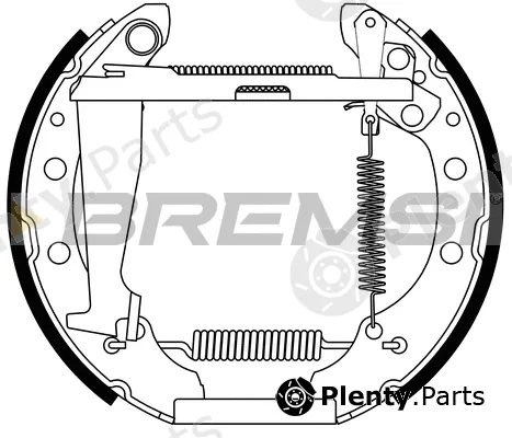Bremsi GK0229 — Brake Shoe Set