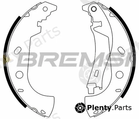 Bremsi GF0181 — Brake Shoe Set