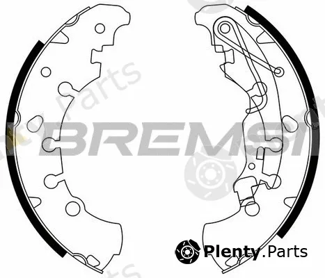 Bremsi GF0140 — Brake Shoe Set