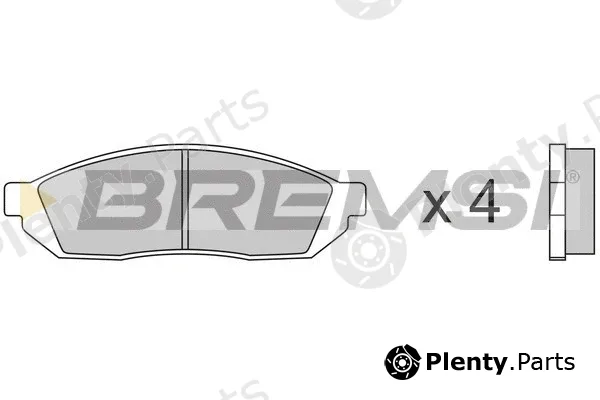 Bremsi BP2176 — Brake Pad Set, disc brake