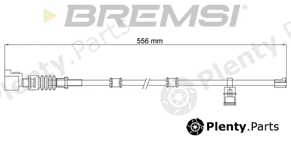 Bremsi WI0940 — Warning Contact, brake pad wear