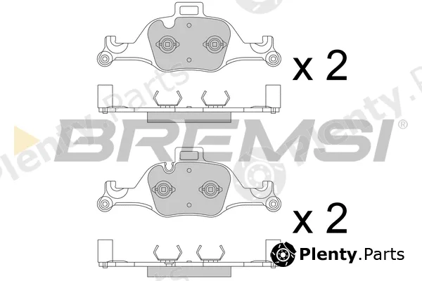 Bremsi BP3777 — Brake Pad Set, disc brake