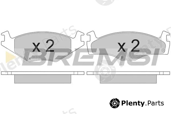 Bremsi BP2261 — Brake Pad Set, disc brake