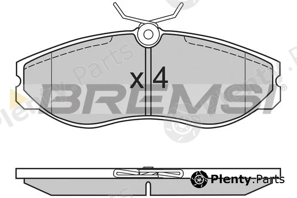 Bremsi BP2624 — Brake Pad Set, disc brake