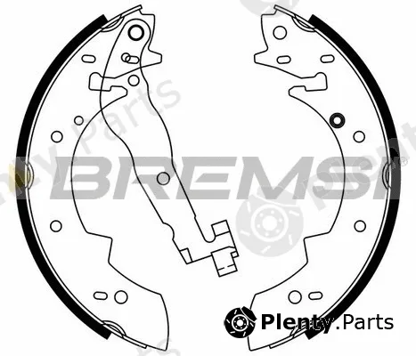 Bremsi GF0419 — Brake Shoe Set