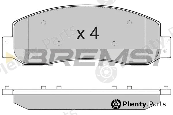 Bremsi BP3306 — Brake Pad Set, disc brake