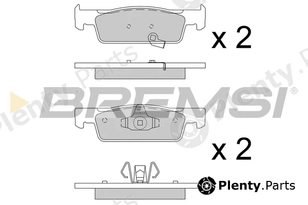 Bremsi BP3798 — Brake Pad Set, disc brake