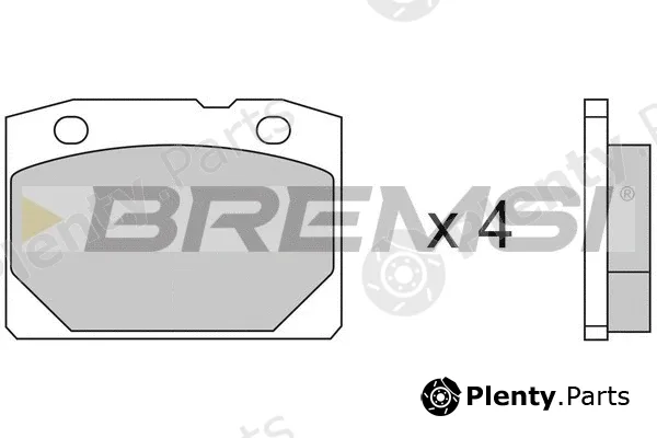 Bremsi BP2065 — Brake Pad Set, disc brake