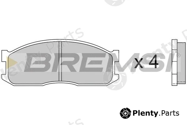 Bremsi BP2389 — Brake Pad Set, disc brake