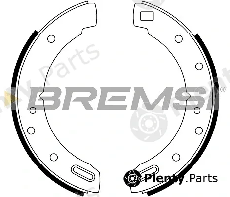 Bremsi GF0270 — Brake Shoe Set